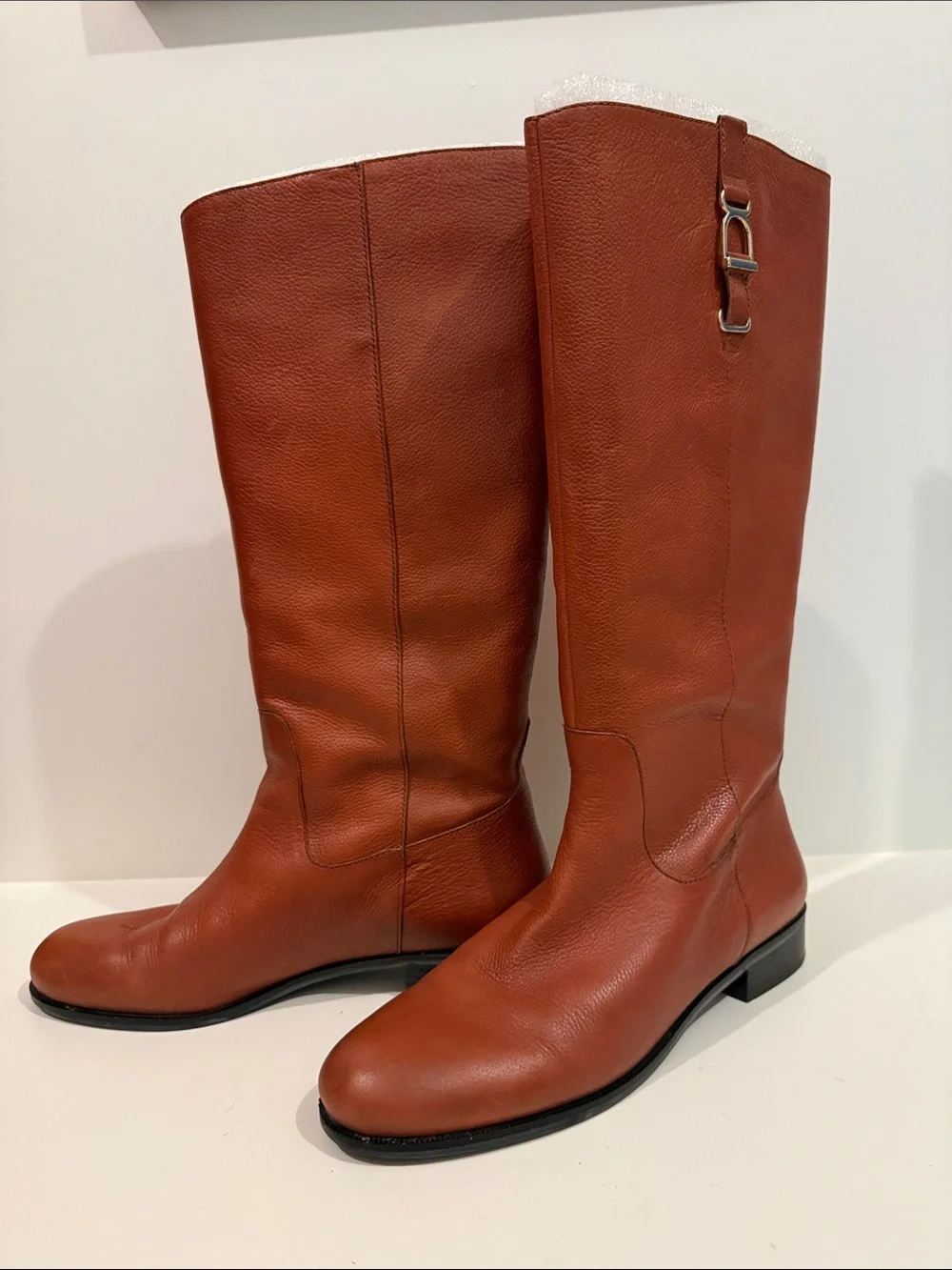 Banana Republic Tall Leather Boots - Chestnut